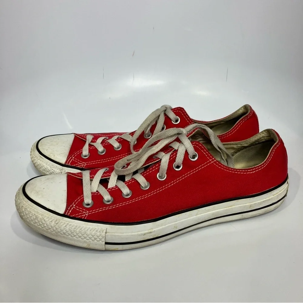 Converse red sneakers unisex sizing‎